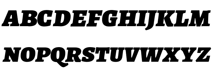 Alegreya SC Black Italic Font LOWERCASE