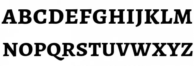 Alegreya SC Bold Caratteri MINUSCOLO
