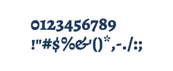 Alegreya SC ExtraBold Other Characters