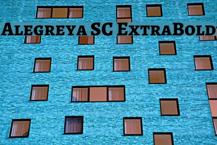 Alegreya SC ExtraBold Example 2