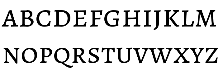 Alegreya SC Regular Font LOWERCASE