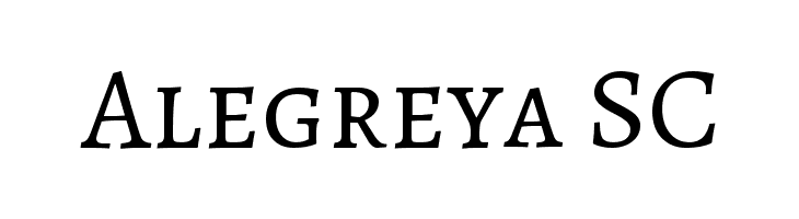 Alegreya SC Font