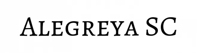 Alegreya SC  font caratteri gratis