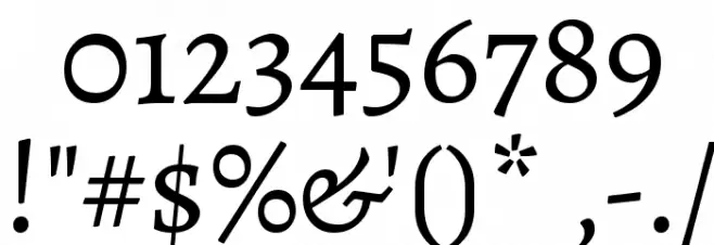 Alegreya SC Font OTHER CHARS