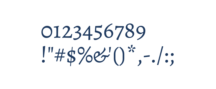 Alegreya SC1 Other Characters