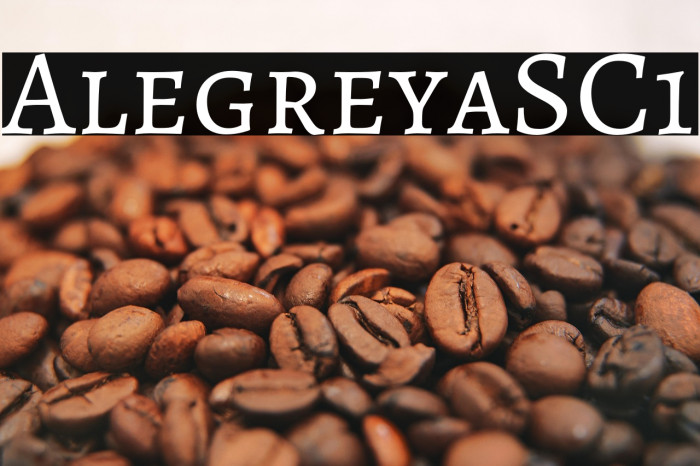 Alegreya SC1 Example 3
