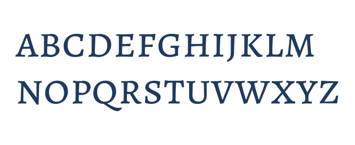 Alegreya SC1 Lowercase