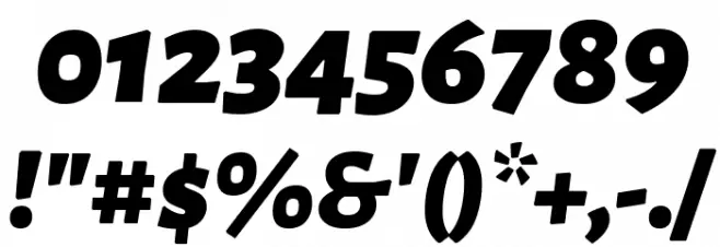 Alegreya Sans Black Italic Font OTHER CHARS