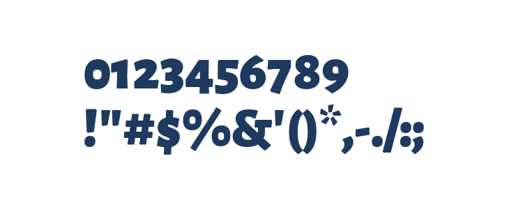 Alegreya Sans Black Other Characters