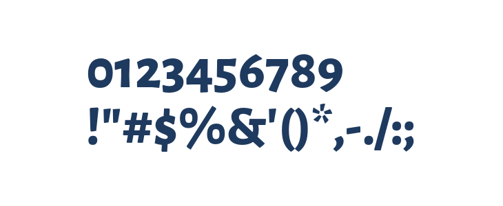 Alegreya Sans ExtraBold1 Other Characters