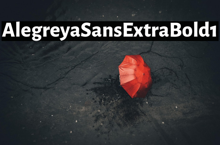 Alegreya Sans ExtraBold1 Example 1