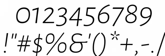 Alegreya Sans Light Italic