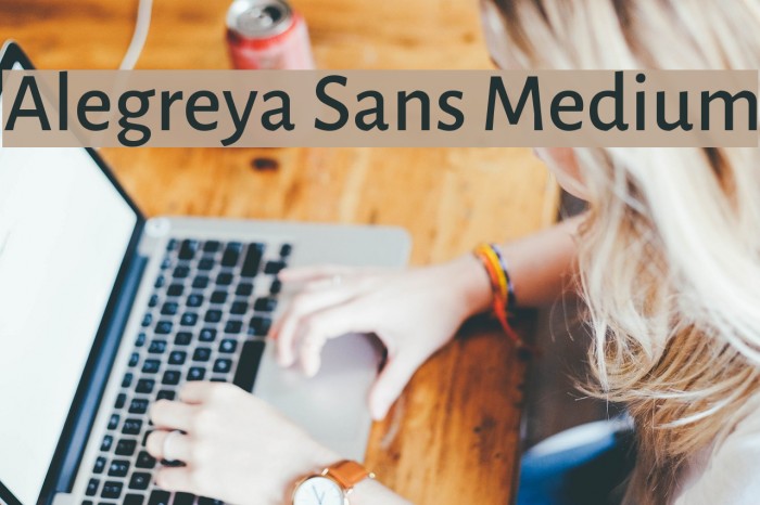 Alegreya Sans Medium Font examples
