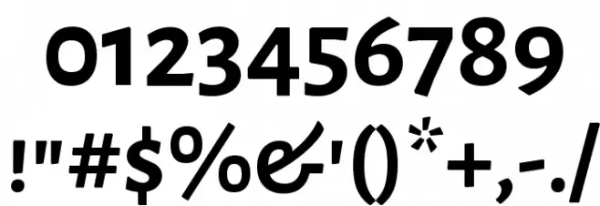 Alegreya Sans SC Bold Font OTHER CHARS