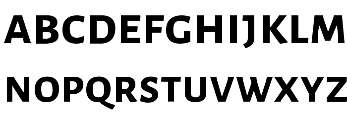 Alegreya Sans SC Bold Font LOWERCASE