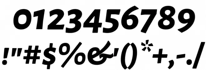 Alegreya Sans SC ExtraBold Italic Font OTHER CHARS