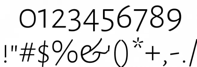 Alegreya Sans SC Light Font OTHER CHARS