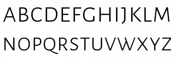 Alegreya Sans SC Light Font LOWERCASE