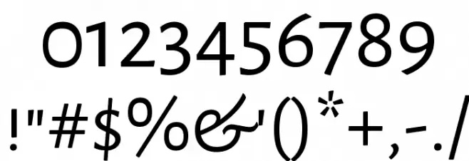 Alegreya Sans SC Regular Font OTHER CHARS