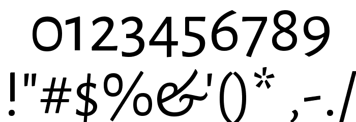 Alegreya Sans SC Font OTHER CHARS