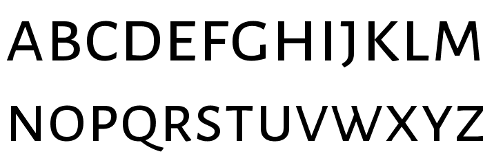 Alegreya Sans SC Font LOWERCASE