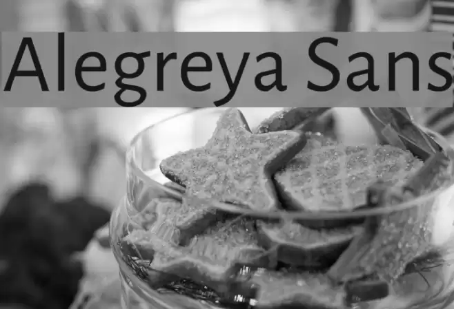 Alegreya Sans Font examples