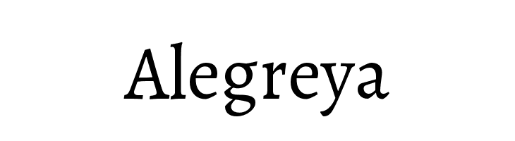 Alegreya Font