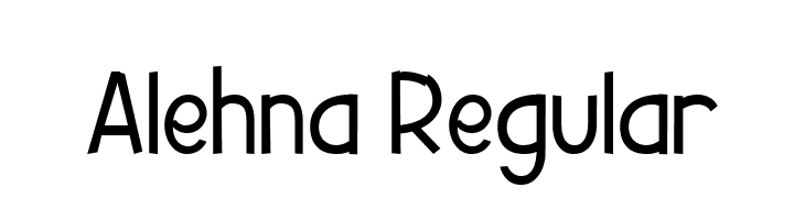 Alehna Regular  नि: शुल्क फ़ॉन्ट्स डाउनलोड