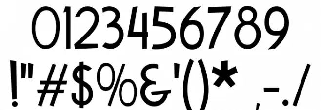 Alehna-Regular Font OTHER CHARS