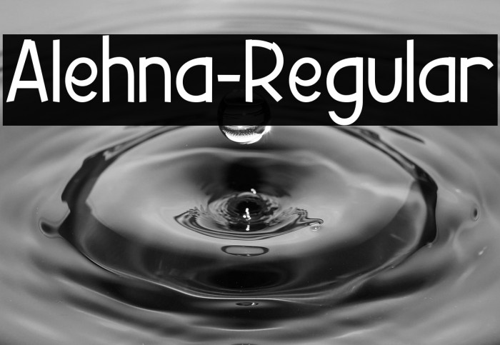 Alehna-Regular Example 1