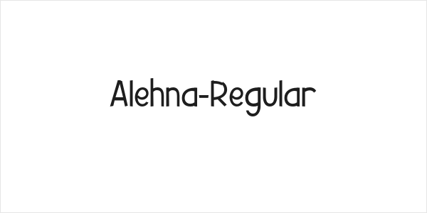 Alehna-Regular Logo