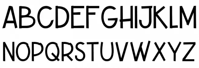 Alehna Regular Schriftart Groß