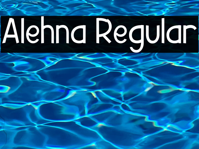 Alehna Regular Example 1