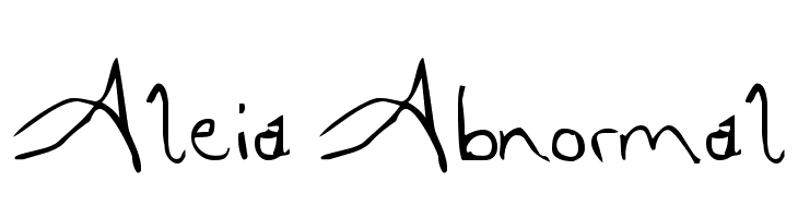 Aleia Abnormal Font