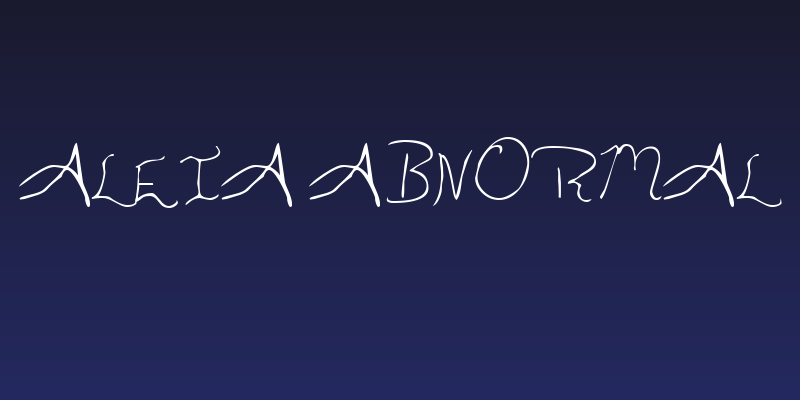 Aleia Abnormal Social Header