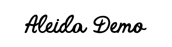 Aleida Demo  Frei Schriftart Herunterladen