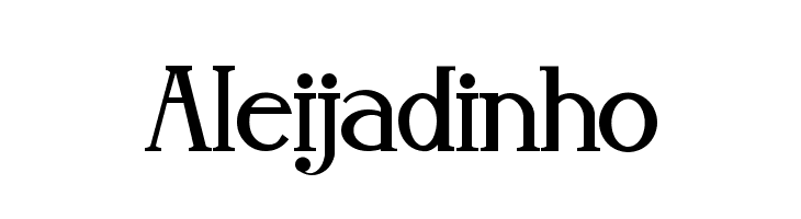 Aleijadinho Шрифта