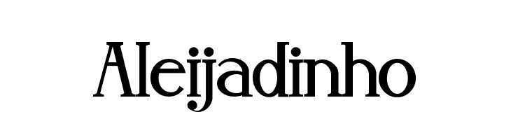 Aleijadinho  フリーフォントのダウンロード