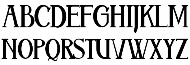 Aleijadinho Font UPPERCASE