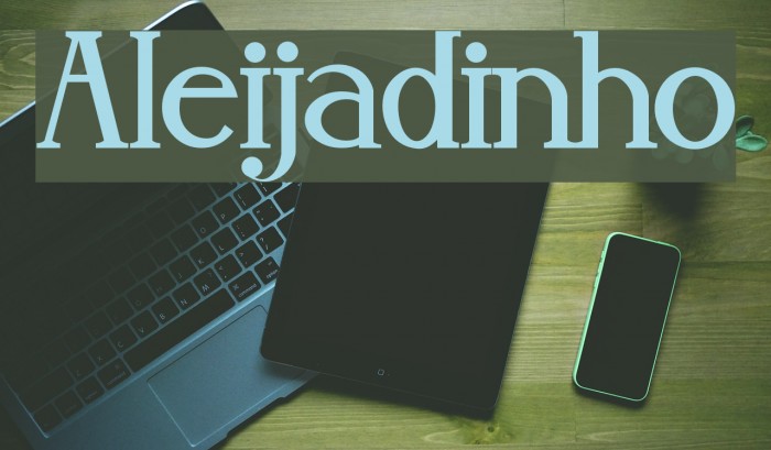 Aleijadinho Font examples