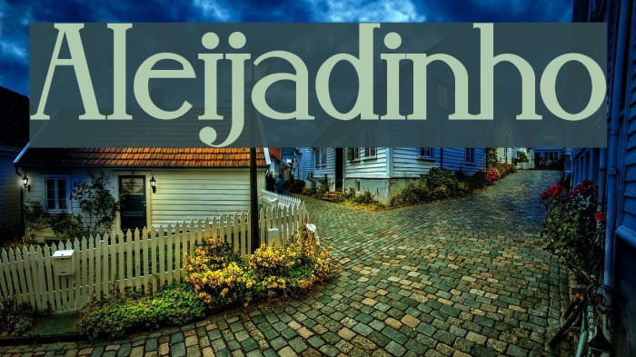 Aleijadinho Font examples
