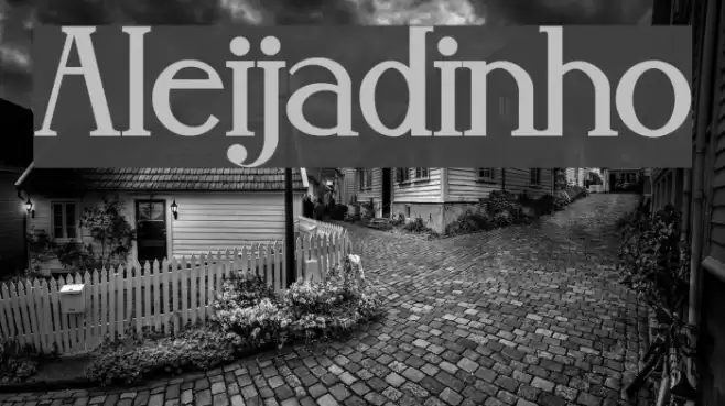 Aleijadinho Font examples