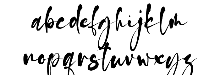 Aleita Font LOWERCASE