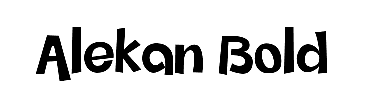 Alekan Bold  Fuentes Gratis Descargar