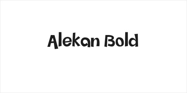 Alekan Bold Logo