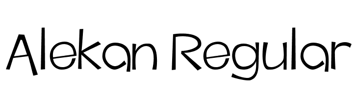 Alekan Regular  لخطوط تنزيل