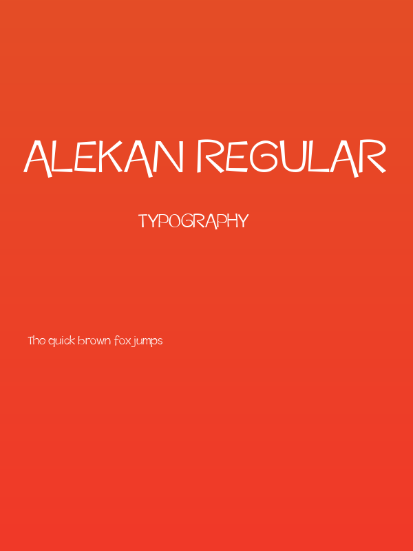 Alekan Regular Poster