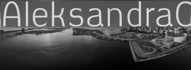 AleksandraC Font examples