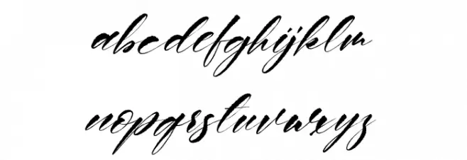 Alenha Font LOWERCASE