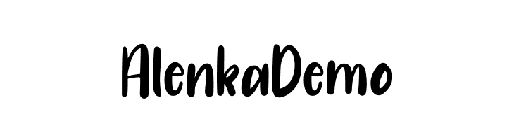 Alenka_Demo  لخطوط تنزيل